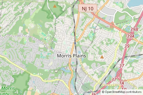 Mapa Morris Plains