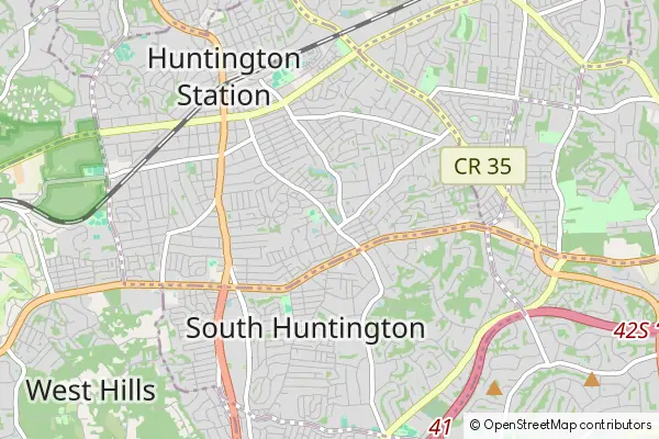 Mapa Huntington Station