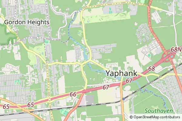 Mapa Yaphank