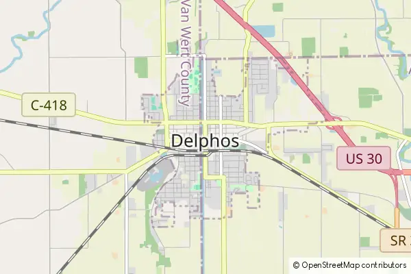 Mapa Delphos