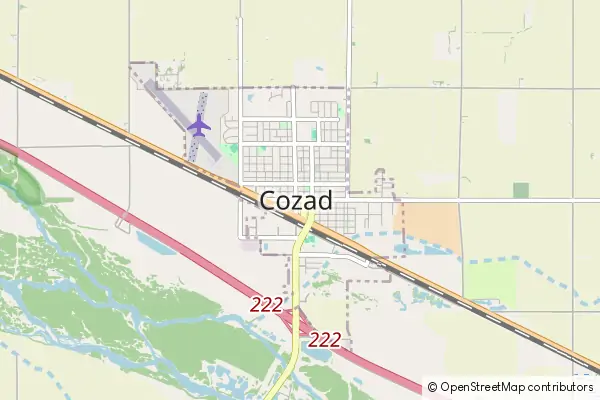 Mapa Cozad