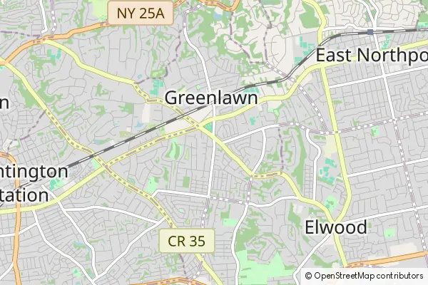 Mapa Greenlawn