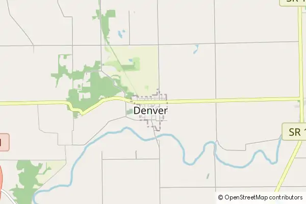 Mapa Denver