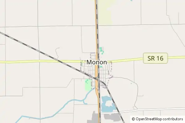 Mapa Monon