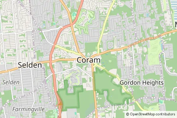 Mapa Coram