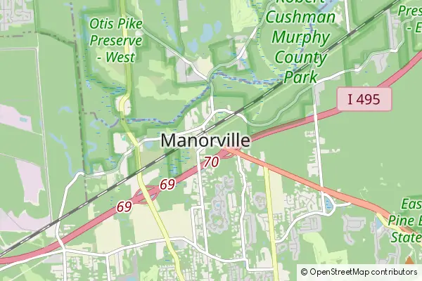 Mapa Manorville