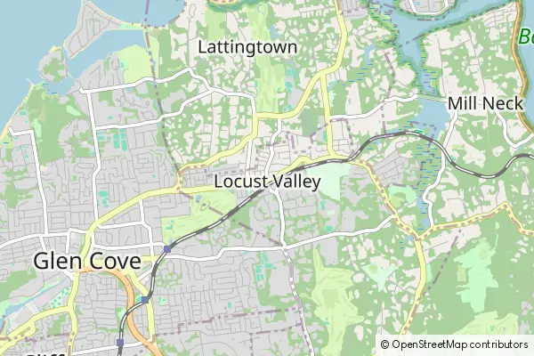 Mapa Locust Valley