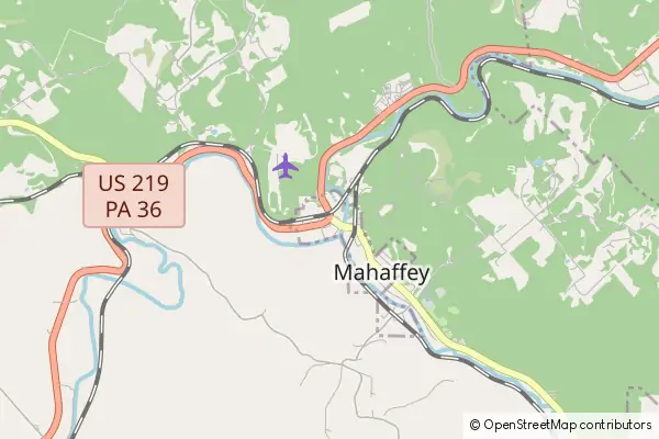 Mapa Mahaffey