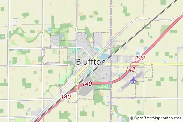 Mapa Bluffton