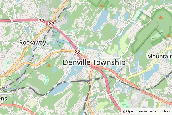 Mapa Denville