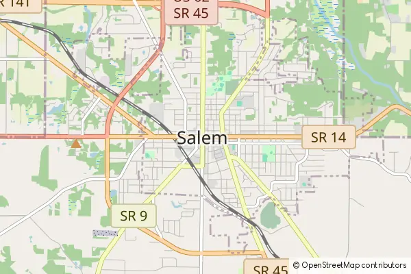 Mapa Salem