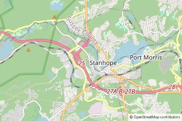 Mapa Stanhope