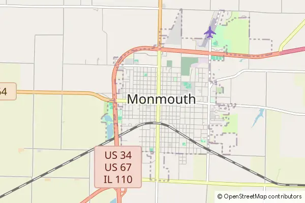 Mapa Monmouth