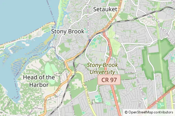 Mapa Stony Brook