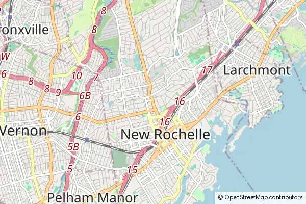 Mapa New Rochelle