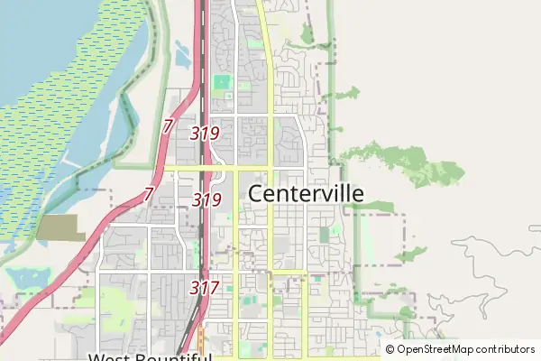 Mapa Centerville