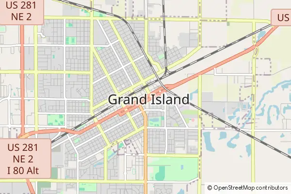 Mapa Grand Island