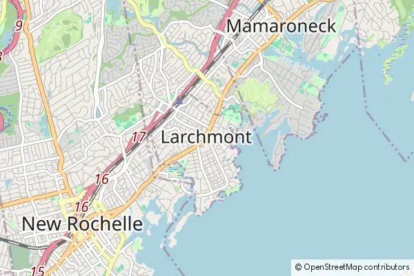 Mapa Larchmont