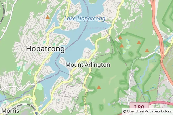 Mapa Mount Arlington