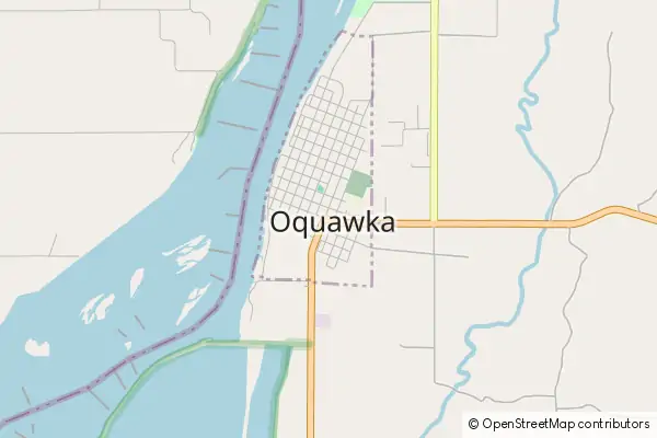 Mapa Oquawka