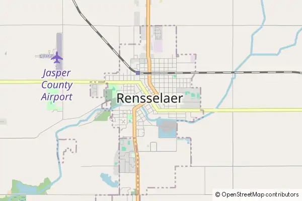 Mapa Rensselaer