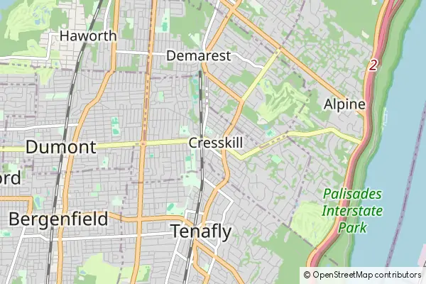 Mapa Cresskill