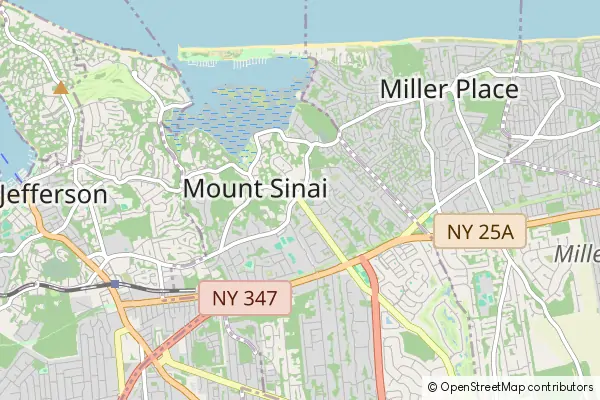 Mapa Mount Sinai