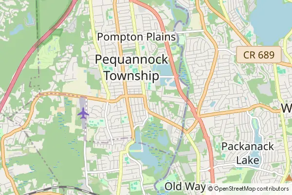 Mapa Pequannock