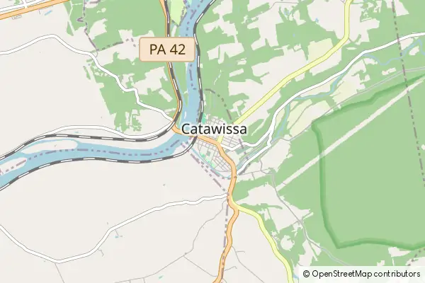 Mapa Catawissa