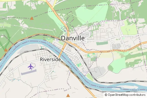 Mapa Danville