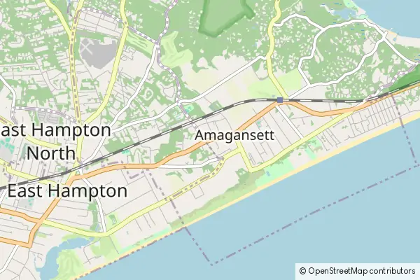 Mapa Amagansett