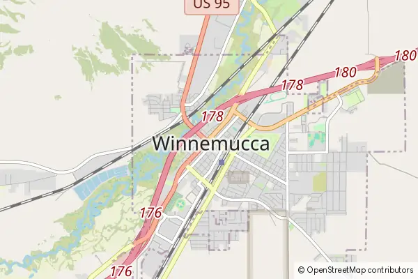 Mapa Winnemucca