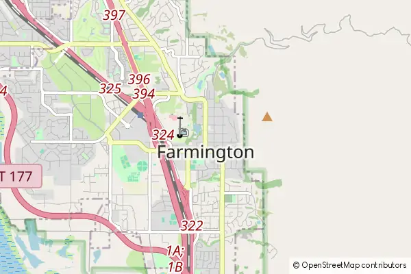 Mapa Farmington