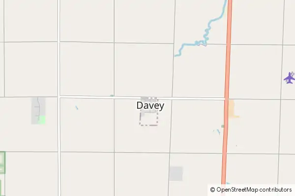 Mapa Davey