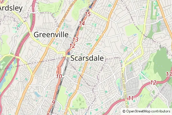 Mapa Scarsdale