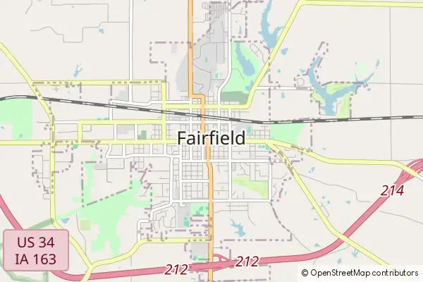 Mapa Fairfield