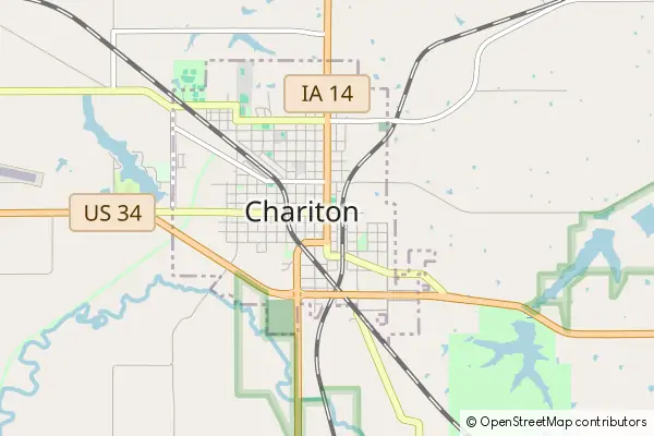 Mapa Chariton