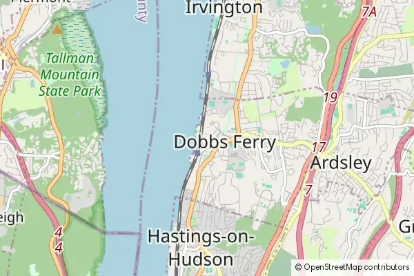 Mapa Dobbs Ferry