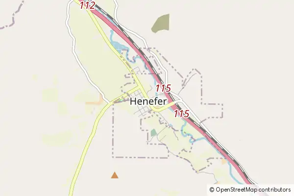 Mapa Henefer