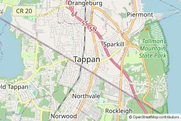 Mapa Tappan