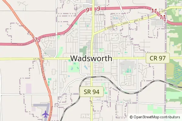 Mapa Wadsworth