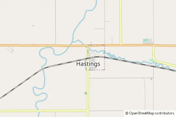 Mapa Hastings