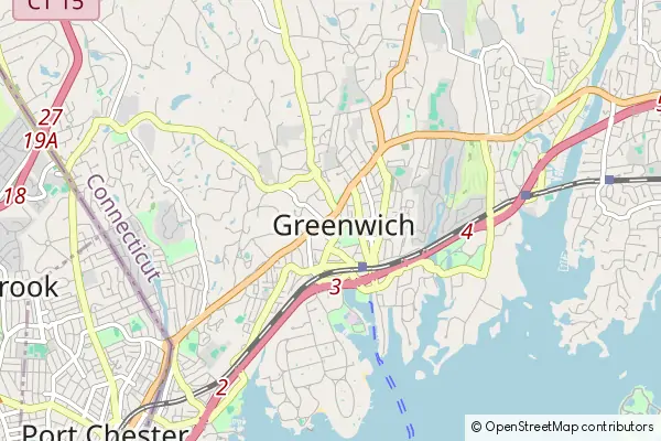 Mapa Greenwich