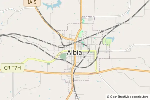 Mapa Albia