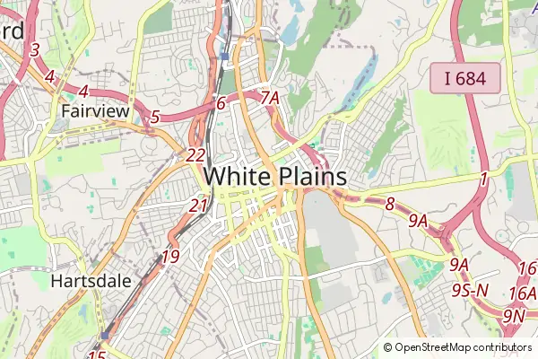 Mapa White Plains