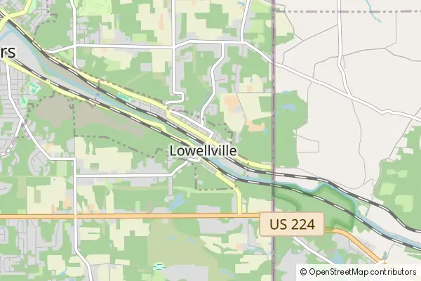 Mapa Lowellville