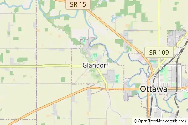 Mapa Glandorf