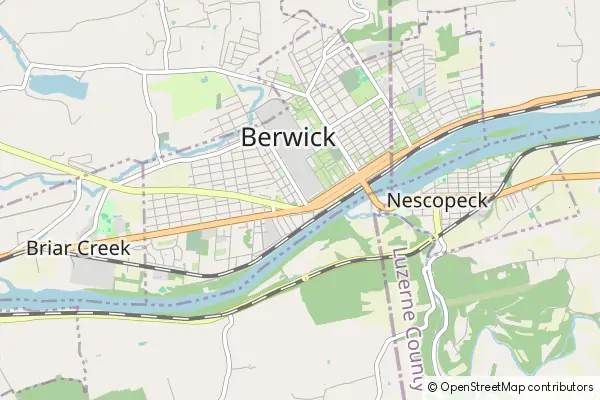 Mapa Berwick