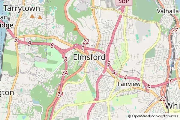 Mapa Elmsford