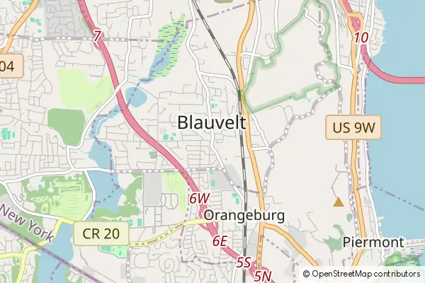 Mapa Blauvelt